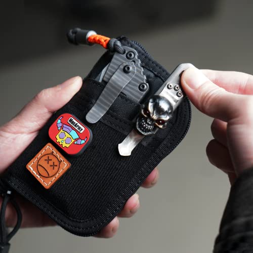 Viperade Ve10 Tool Pouch, Edc Pocket Organizer For Men, Small Edc Organizer Pouch With 7 Pockets, Edc Pouch Organizer Utility Pouch For Multitools, Nylon Compact Organizer Black #TOP7