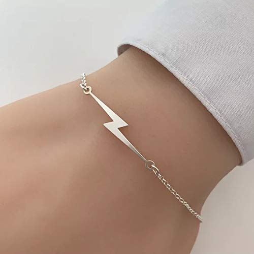 Image of 3 Colors Simple Charm Lightning Bolt Adjustable Bracelet Weather Jewelry