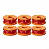 Cabezal de cortacésped WORX WA0010 de nailon, 100 libras de resistencia a la tracción en comparación con los cordones antiguos