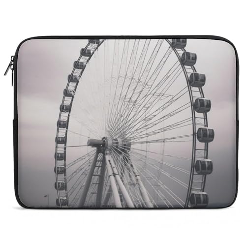 Funda para Laptop 15 pulgadas Gris Ferris Wheel Slim