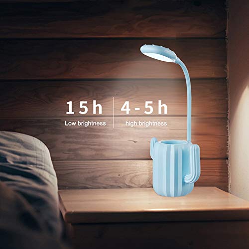 Lampe flexo table LED avec bras flexible et batterie rechargeable USB intégrée - 7