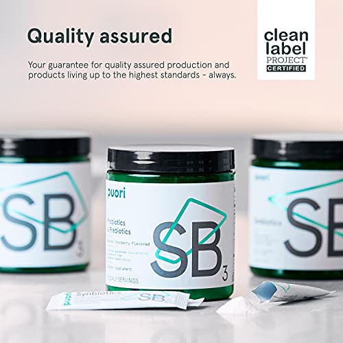 Puori Probiotics And Prebiotics Dietary Supplement - 13 Billion Cfu X 30 Servings - Support Immune And Digestive Health - Fiber 4G, Vitamin C 200Mg - Sb3 Bifidobacterium, Lactobacillus Fermentum #TOP4