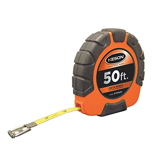 Cinta métrica larga para evitar errores de medición con cinta naranja de 1524 cm de 3/8