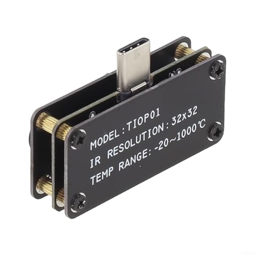 Caméra infrarouge d'imagerie thermique, résolution 32 × 32, plage de -20 à 1000 ℃, pour téléphone portable, compatible avec Type-C