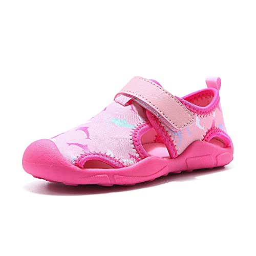 EnJoCho Girl Boy Water Lightweight Shoes Beach Sandals 1-10Years Closed-Toed Lightweight Shoes Unisex Child Fashion Sandals2