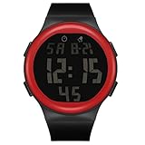 腕時計 メンズ デジタル ランニングウォッチ 50メート防水 多機能付き スポーツウォッチ 日付 曜日 アラーム ストップウォッチ LED表示 シンプル おしゃれ 男女兼用 旅行 就活 アウトドア 普段使い 人気