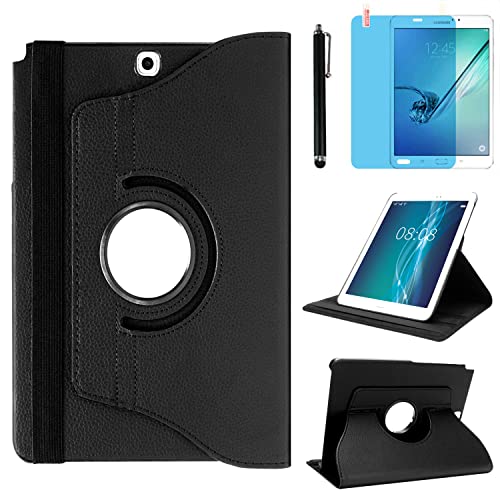 Funda para Samsung Galaxy Tab A 9.7 Inch 2015 Casos SM-P550 P555 SM-T550 T555,360 Rotación Soporte...