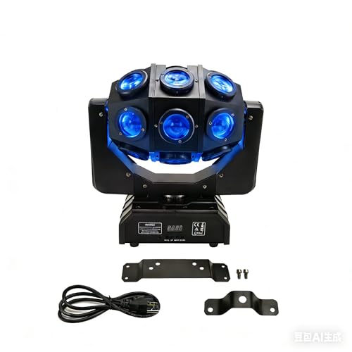 Frezon 180W ムービングヘッド 18LED RGBW DMX512 13/15CH 音声感知 自動モード 540度 回転 ビームライト ステージ照明 DJ ディスコ パーティー クラブ バー 小型軽量 日本電圧対応