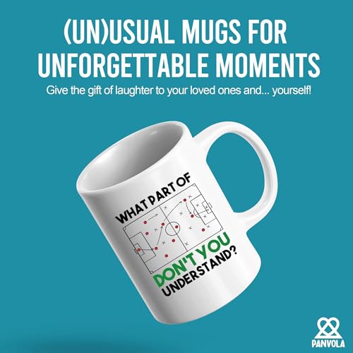 What Part Of Donât You Understand Soccer Player Gifts For Coach Soccer Lover Gifts For Men Husband Boyfriend Brother Ceramic Mug 11 oz (White) - Image 3