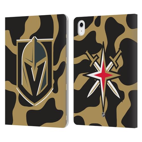 Protection iPad Air 11 Vegas Golden Knights étui portefeuille cuir NHL 2024 2025