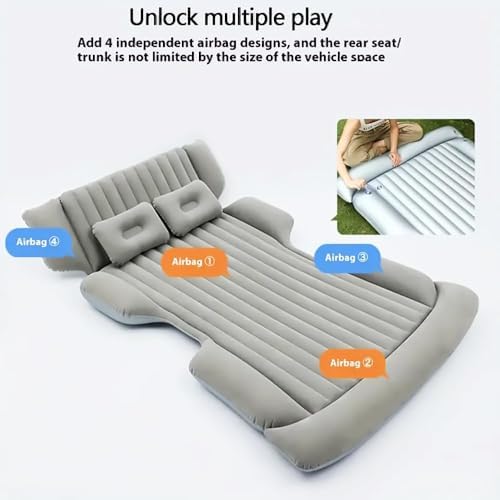 Matelas gonflable portable voiture résistant pour camping
