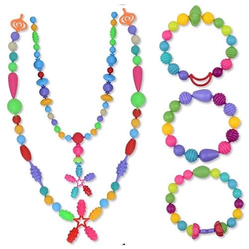 Vaguelly 380 Peças Brinquedos Para Meninas Contas Para Meninas Quebra-Cabeça Infantil