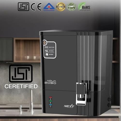 Image of Aqua 2090 Zinc Copper Alkaline RO Water Purifier | 10 Liter Storage | RO + Tank UV(2 year warranty) + Zinc + Copper + Alkaline + TDS Control | 2000 TDS | Best For Home and Office (LYUIA)