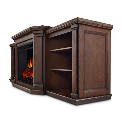 Valmont Media Electric Fireplace In Chestnut Oak By Real Flame #TOP1