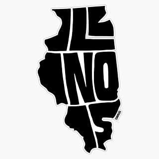 Illinois Vinyl Decal Wall Laptop Bumper Sticker 5"