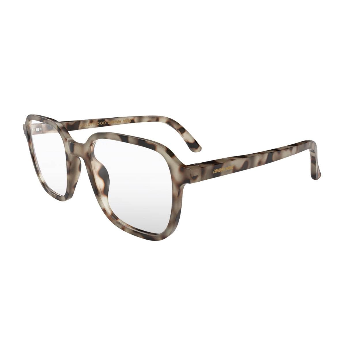 LONDON MOLE® Hollywood gafas bloqueadoras de luz azul | Bloqueadores azules de forma cuadrada | Anti vista cansada para pantallas | Hombre y mujer Unisex | Bisagras de resorte