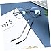 KALLORY 1Pair Fashionable Eyeglasses Replacement Temples Allergy Metal Arms Durable Sunglasses Replacement Leg for Comfortable Fit and Stylish Look