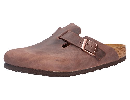 Birkenstock Boston FL en tono habana para disfrutar de un confort diario y con estilo natural