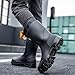 XUNRUO Mid Calf Garden Rain Boots for men and women,Waterproof Outdoor shoes Slip Resistant Fashion Boots Black P 40