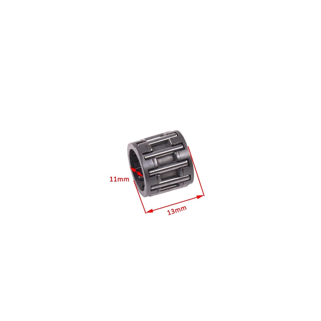 Lot de 2 roulements à aiguilles for piston 11 x 14 x 13,5 mm, compatibles avec les moteurs Kawasaki TH43, TH48, TH-48 et TH-43.