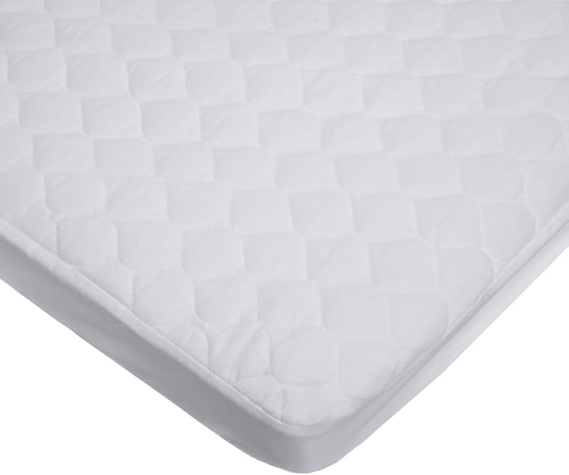 American Baby Company Waterproof Cradle/Bassinet Mattress Protector 33x15" | 100% Cotton Quilted Top, Noiseless, Ultra-Soft & Breathable Fitted Cradle/Bassinet Mattress Pad Cover