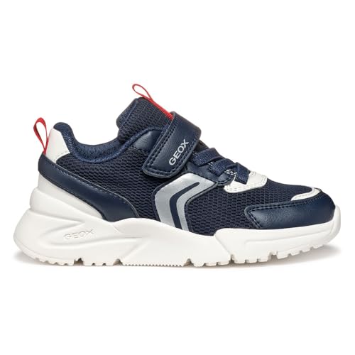 Geox - J Loftus Boy B, Zapatillas Niños, Navy/Red,