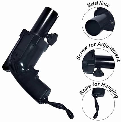 Image of Handheld Sparkler Pyro Gun, Plastic Cold Pyro Gun For Private Parties, Functions Pubs Events All Kind Of Celebrations (Pyro Gun, Battey & Pyro Not Included), Black