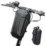 Letgoing Bolsa para patinete eléctrico de 4 l, impermeable, de gran capacidad, bolsa frontal de poliuretano + EVA para eScooter, bicicleta, movilidad, bicicleta eléctrica, ebike Xiao-mi, Mi-jia