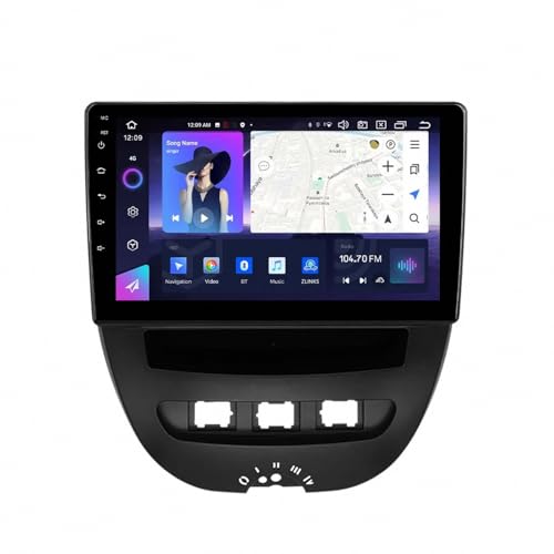Pantalla para Peugeot 107 con Cámara Trasera y Mandos al Volante para Ciudad