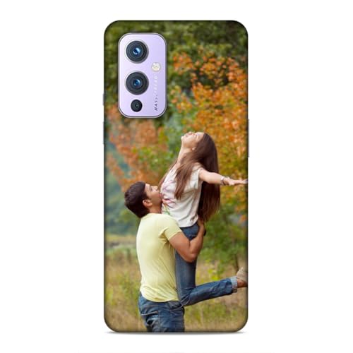 Image of Polycarbonate Customised Mobile Back Case for Oneplus 9 5G (Own Photo with Frame, Name, Text, Font, Color), 3D Printed Hard Mobile Back Cover for Oneplus 9 5G, Multicolour