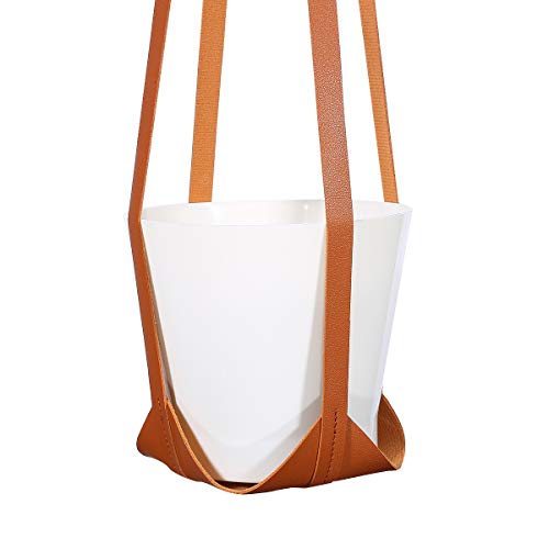 Eubuy EUBU00007 Leather Plant Hanger, Modern Design Hanging Planter Decorative Plant Pot thumb #8