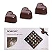 Grainrain DIY Chocolate Molds Clear Hard Plastic Polycarbonate PC Mould 21 Hearts Shaped