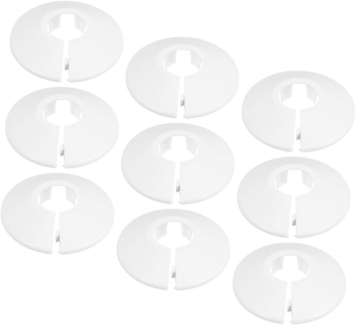 9pcs Water Pipe Cover Collar Shower Flange Pipe Decorative Cover Wall for Home