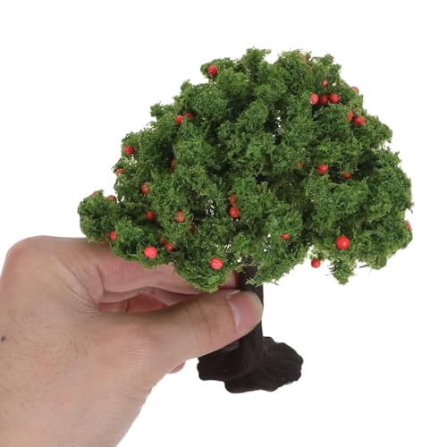 VINTORKY ミニチュア人工果樹モデル：12cm/4.72インチのリアルなフェイク果樹、DIY砂テーブル風景、ホームデコレーション、マイクロランドスケープ装飾用 [4]