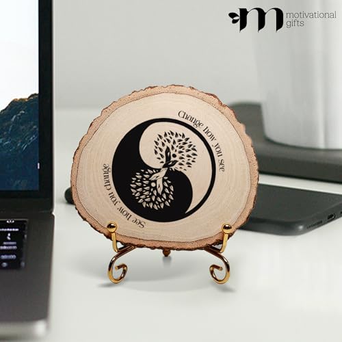 Image of MOTIVATIONAL GIFTS Change Wooden Motivational Quotes Table Decorative Gifts Wood Showpiece For Office Table Living Room