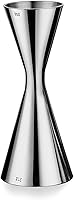Vista 1 de Jigger de cóctel doble con medidas en el interior, 2 oz 1 oz Jigger para barman, herramientas de acero inoxidable 304 para bar, hogar, barman