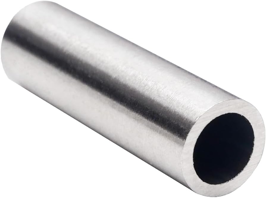 100 Pcs 304 Stainless Steel Tubing, 2mm OD Stainless Capillary Tube, Industrial Metal Tube (10mm Length Per Pipe)