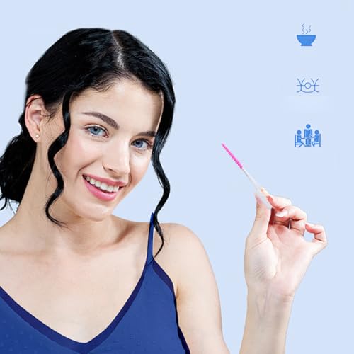 120 Stück Interdentalbürsten, Silikon Zahnzwischenraumbürsten Dentalbürsten mit Box, Tragbarer Dual-Use Zahnseide Stick für Zahnreinigung Zwischenräume, Zahnreinigung