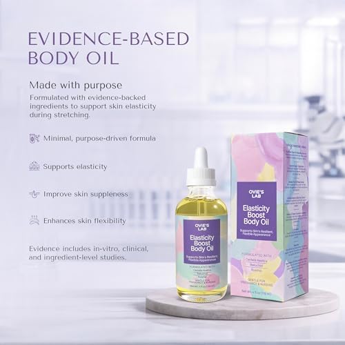Belly Oil for Pregnant Women – Oil for Stretch Marks During Pregnancy & Postpartum, Pregnancy Stretch Mark Support with Centella Asiatica, Lightweight Body Oil Alternate view