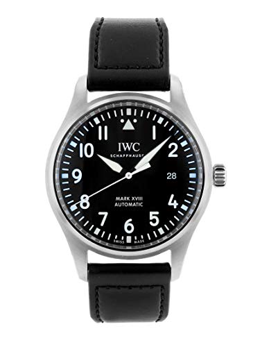 [アイダブリューシー] 腕時計 IWC IW327001 パイロットウォッチ マーク18 SS/ブラックサントーニレザー [中古品] [並行輸入品]
