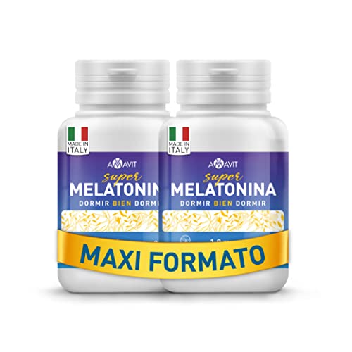 Melatonina Pura 1,9 mg Pastillas para Dormir [Fácil de Tragar] Melatonina para el Sueño Natural...