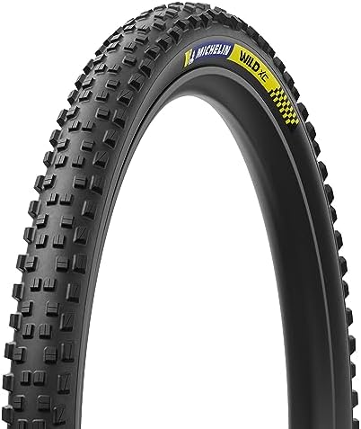 Michelin Wild XC Racing Mountain Bike Tire, 29x2.35, Folding, Tubeless Ready, Gum-X Rubber Compound, Cross Shield 2 Casing, Black
