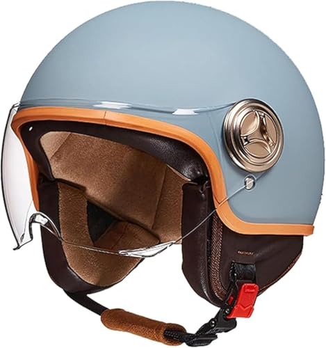 Casco moto aperto mezzo casco omologato ECE con visiera Casco