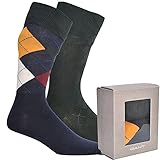 Gant D2. ARGYLE SOCKS 2-PACK GIFT BOX, EVENIN, blau( (433)), Gr. ONE
