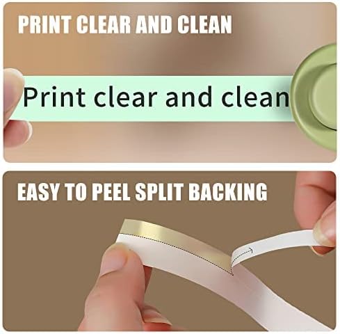 Miniatura 3 de RUNSEW Cinta para etiquetar compatible con impresoras térmicas MakeID del modelo M1 L1 Q1, impermeable, antiaceite, resistente a los arañazos (2