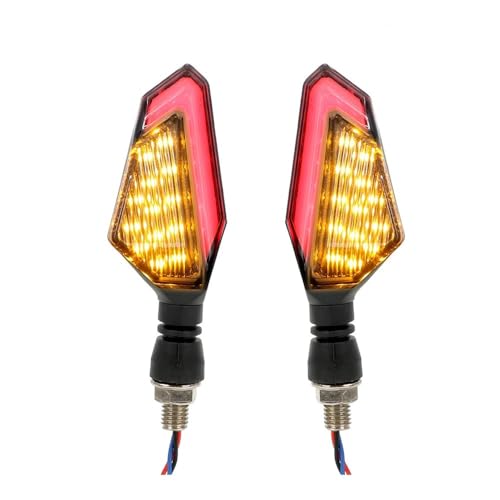 Clignotant moto arrière 12V lot de 2 feux de signalisation universels