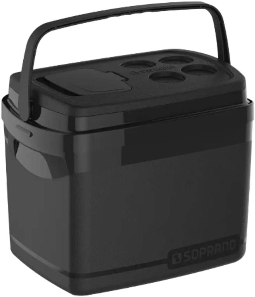 Caixa Térmica Cooler 32 L Preto Tropical - Soprano