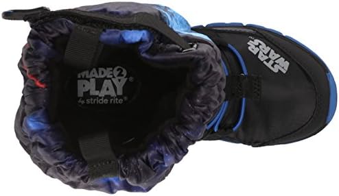Stride Rite Made 2 Play Sneaker Winter Boot (Toddler/Little Kid), Black, 4.5 W US Toddler | Image 3