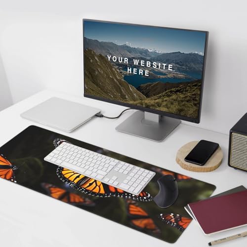 Tapis de souris de jeu 90 x 40 cm grand format imperméable pour bureau - 7