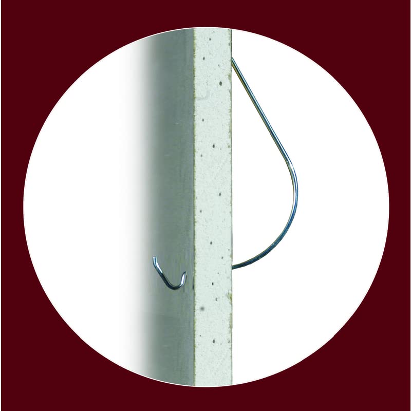 Image of Monkey Hook Galvanized Silver Picture Hanger 20 lb. 4 pk - Total Qty: 12